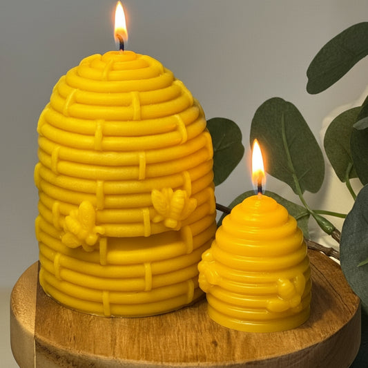Hive & Seek - Large Hive Candle – 100% Pure Beeswax
