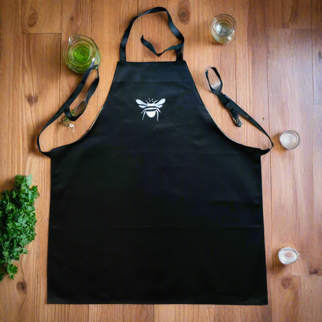 Bee Apron Black