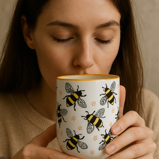 Ceramic Bee Cup