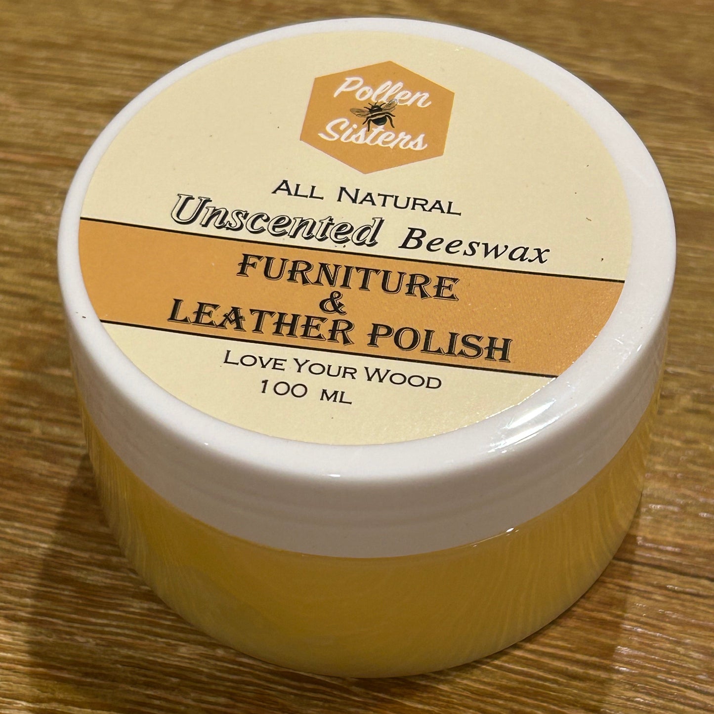 100ml Furniture & Leather Beeswax Polish