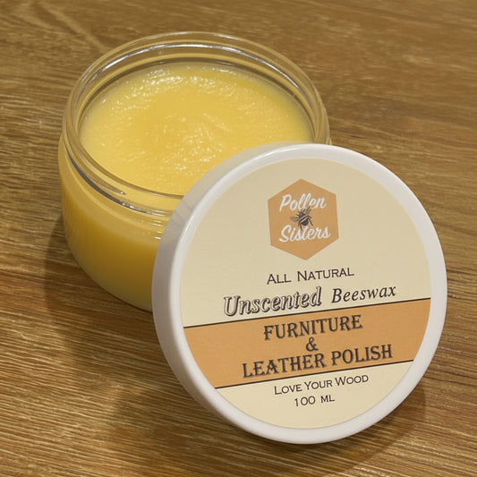 100ml Furniture & Leather Beeswax Polish